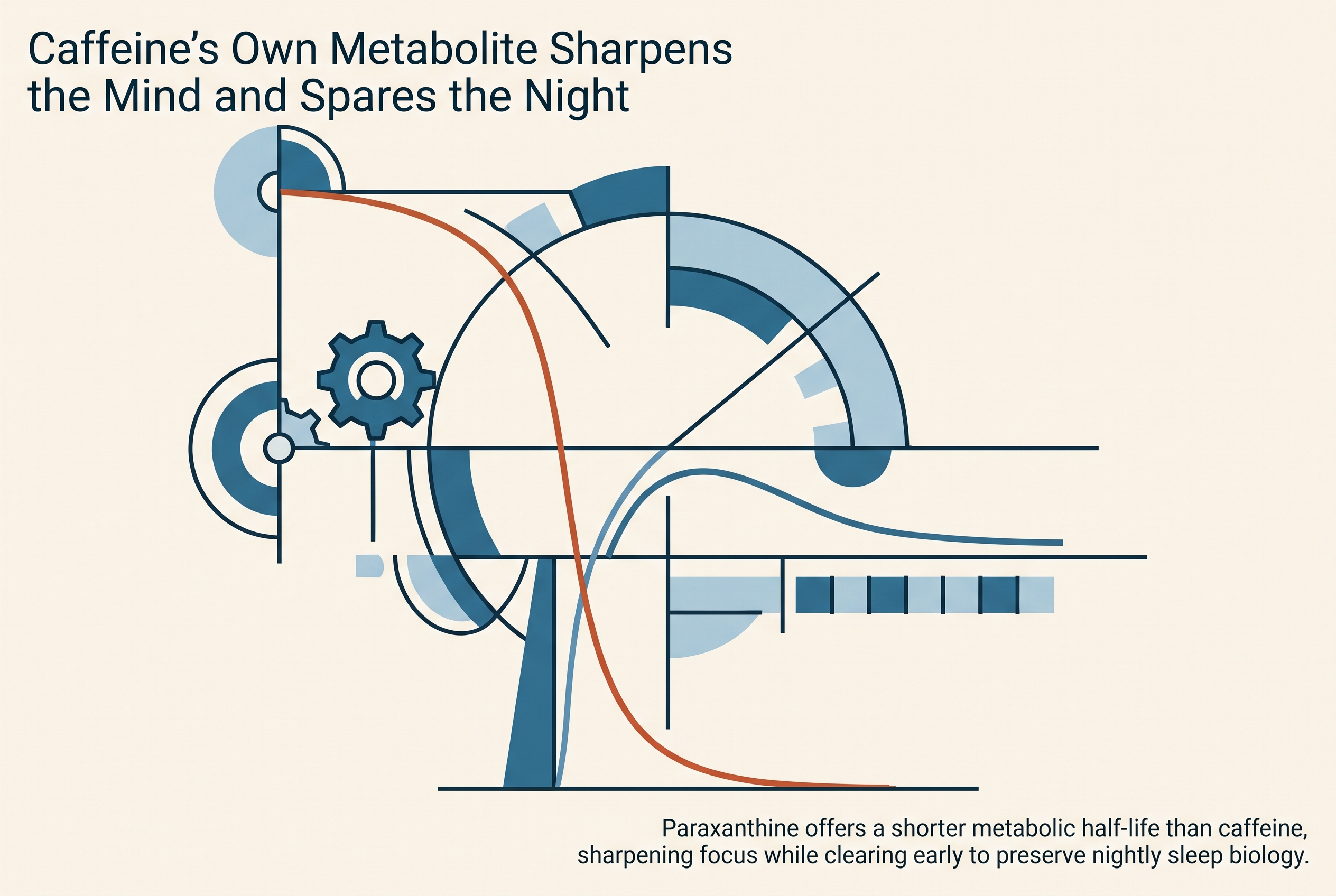 Caffeine’s Own Metabolite Sharpens the Mind and Spares the Night